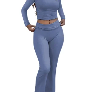 Women's Yoga Two-Piece Set Long-Sleeve